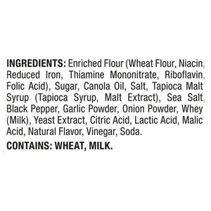 Pretzel Crisps Sea Salt & Cracked Pepper 12/7.2 OZ [UNFI #81886]