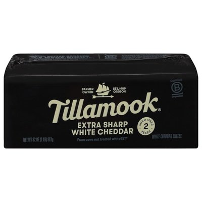 Tillamook Cheddar Extra Sharp White 2Yr 6/2 LB [Peterson #24524]