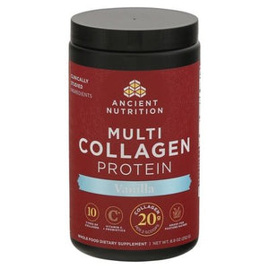 Ancient Nutrition Multi Collagen Protein, Vanilla 8.9 OZ [UNFI #83925] T