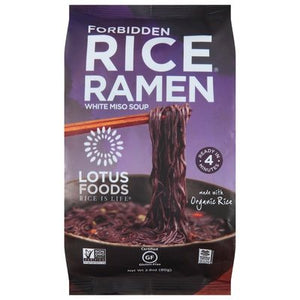 OG3 Lotus Foods Forbidden Rice Rmn Miso 10/2.8 OZ [UNFI #67811]