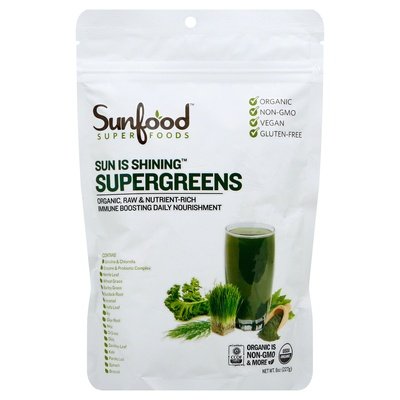 OG2 Sunfood Sun Is Shining Supergreens 8 OZ [UNFI #46215] T