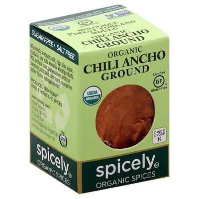Spicely Organics Ancho Chili, Ground 6/.45 Oz [UNFI #14226]