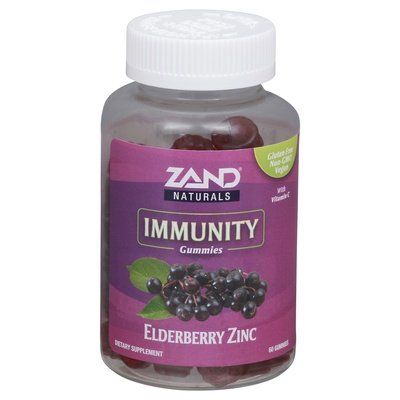 Zand Elderberry Zinc Gummies 60 CT [UNFI #60757] T