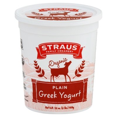 OG2 Straus Greek Whl Yog Plain 6/32 OZ [UNFI #18751]