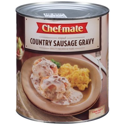 Chef-Mate Country Sausage Gravy Chefmate 6/96 Oz [Peterson #64842]