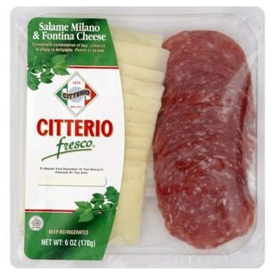Citterio Fresco Milano Salame Fontina Cheese 12/6 Oz [Peterson #26310]