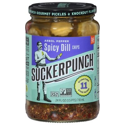Suckerpunch Pickle Chip Spicy Arbol Ppr 6/24 Oz [UNFI #76876]