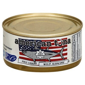 American Tuna Albcr Tuna,Pole Caught, No Salt 12/5 Oz [UNFI #70968]