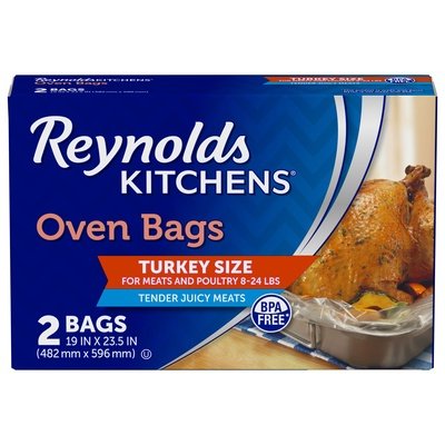 Reynolds Kitchens Turkey,Meat,Poultry Oven Bags 24/2 Ct [UNFI #01485]