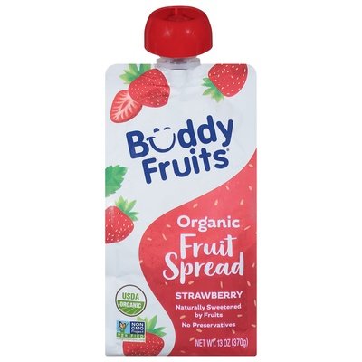 Buddy Fruits Strawberry,Fruit Spread 6/13 Oz [UNFI #30131]