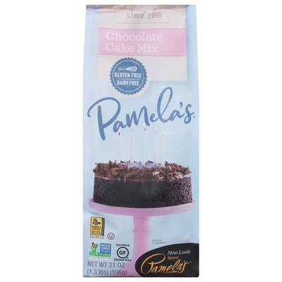 Pamelas Gluten Free Choc Cake Mx 6/21 OZ [UNFI #31914]