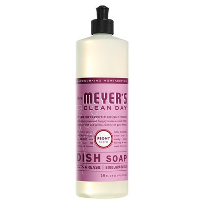 Mrs. Meyers Clean Day Peony Liquid Dish Soap 6/16 Oz [UNFI #23101]