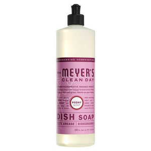 Mrs. Meyers Clean Day Peony Liquid Dish Soap 6/16 Oz [UNFI #23101]