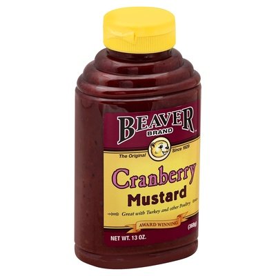 Beaver Cran Mustard Sqz 6/13 OZ [UNFI #32919]