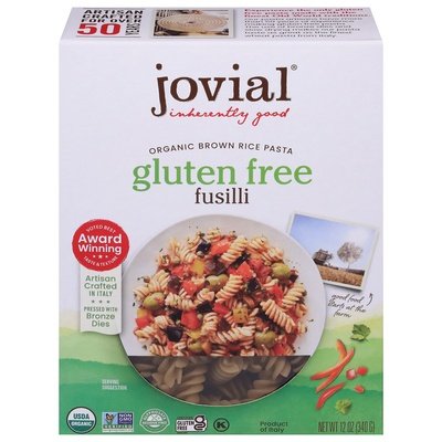 OG1 Jovial Brown Rice Fusilli Gf 12/12 OZ [UNFI #31209]