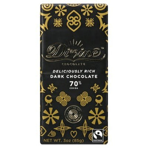 Divine 70% Dark Chocolate Bar 12/3 OZ [UNFI #06124]