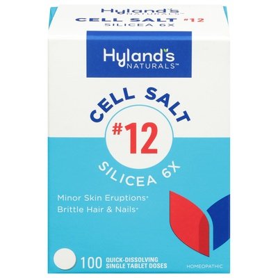 Hylands Silicea 6X #12 Cell Salt 100 Tab [UNFI #64717]