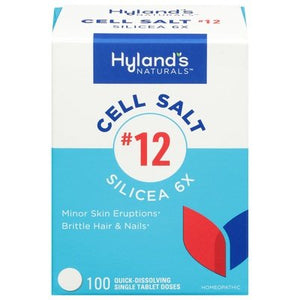 Hylands Silicea 6X #12 Cell Salt 100 Tab [UNFI #64717]