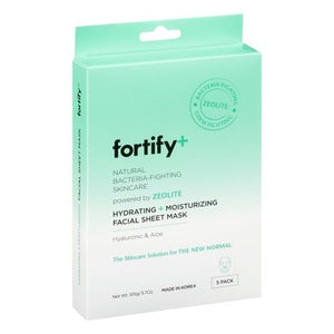 Fortify+ Sheet Facial Mask, Hydrating 5 Ct [UNFI #36230] T