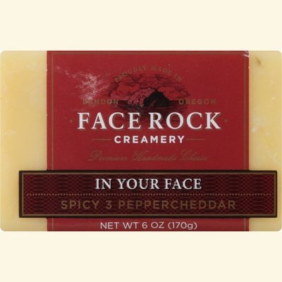 Face Rock Creamery Cheddar In Your Face Spicy 3 P 12/6 Oz [Peterson #28841]