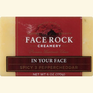 Face Rock Creamery Cheddar In Your Face Spicy 3 P 12/6 Oz [Peterson #28841]