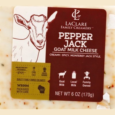 Laclare Family Creamery Goat Pepper Jack Chunk 12/6 Oz [Peterson #26280]