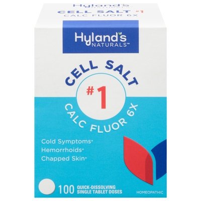 Hylands Calc Flour 6X Cell Salt 100 Tab [UNFI #64687]