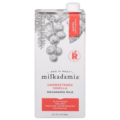 Milkadamia Macadamia Milk Unswt Vanilla 6/32 OZ [UNFI #86180]