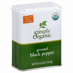 OG2 Simply Organic Ground Black Pepper 6/4 OZ [UNFI #24042]