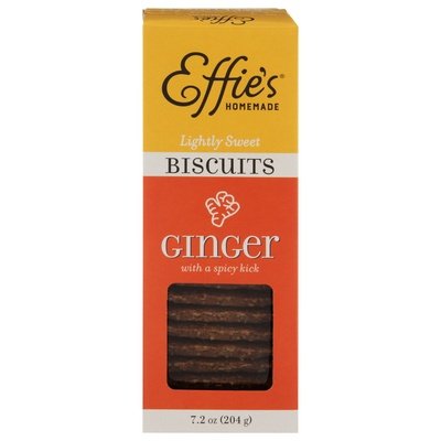 Effies Homemade Ginger Biscuits 12/7.2 Oz [Peterson #28390]