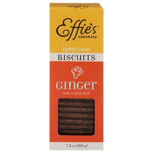 Effies Homemade Ginger Biscuits 12/7.2 Oz [Peterson #28390]