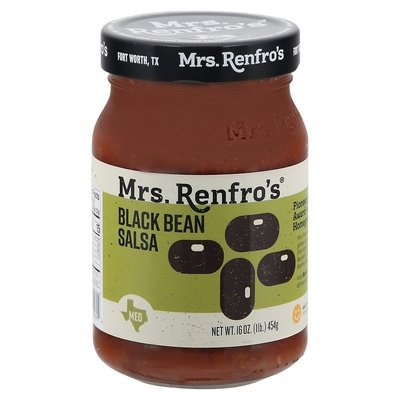 Mrs Ren Salsa Black Bean 6/16 OZ [UNFI #79329]