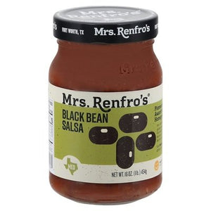 Mrs Ren Salsa Black Bean 6/16 OZ [UNFI #79329]