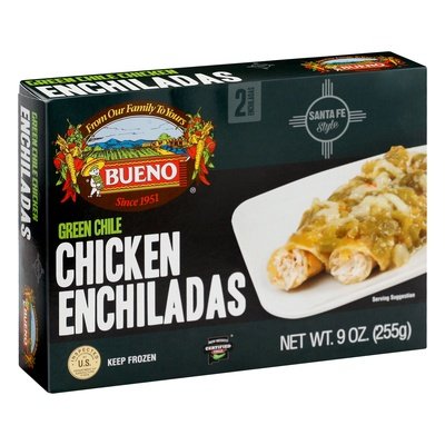 Bueno Chicken Enchiladas Green Chile 12/9 Oz [UNFI #40999]