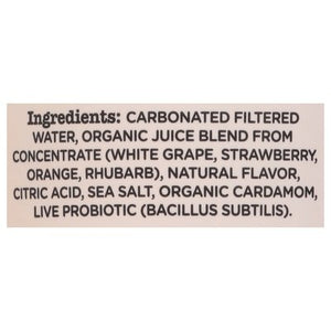 Culture Pop Soda Strawberry Rhubarb Soda Singles 12/12 Oz [UNFI #56339]