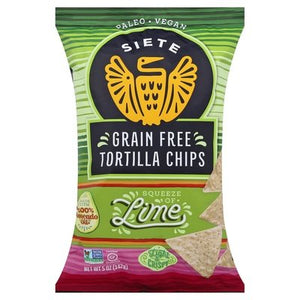 Siete Lime Tortilla Chips 12/5 OZ [UNFI #16956]