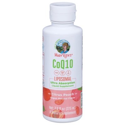 Mary Ruths Coq10 Liposomal Citrus Peach 7.6 Oz [UNFI #43966]