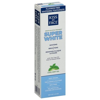 Kiss My Face Whitening Gel Tthpaste 4.5 OZ [UNFI #50120] T