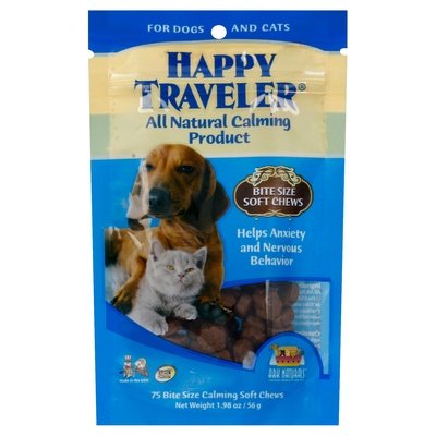 Ark Naturals Happy Traveler, 75 Soft Chews 1.98 Oz [UNFI #49093]