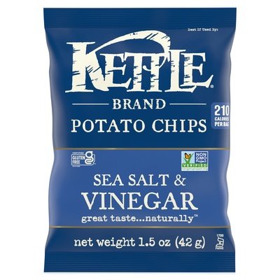 Kettle Chips Sea Salt & Vinegar 24/1.5 OZ [UNFI #31736]