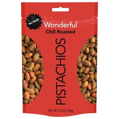 Wonderful Pistachios Chili Roasted, No Shell 10/5.5 OZ [UNFI #50540]