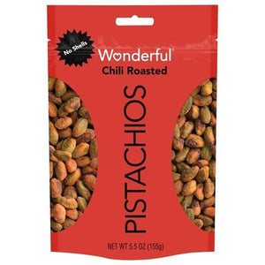 Wonderful Pistachios Chili Roasted, No Shell 10/5.5 OZ [UNFI #50540]