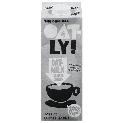 Oatly Oatmlk Barsita AMBIENT Org 12/32 OZ [UNFI #38740]