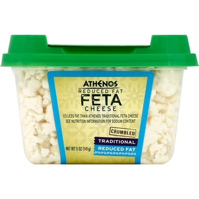 Athenos Feta Crumbled Cup Reduced Fat 12/5 Oz [Peterson #18051]