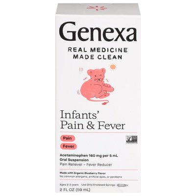 Genexa Infants Bluebry Pain & Fever 2 Oz [UNFI #48437]