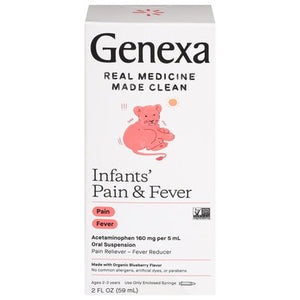Genexa Infants Bluebry Pain & Fever 2 Oz [UNFI #48437]