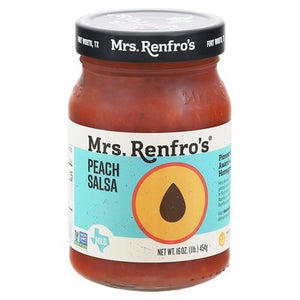 Mrs Ren Salsa Peach 6/16 OZ [UNFI #79331]