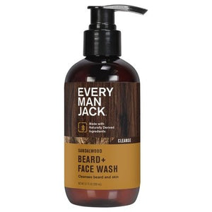 Every Man Jack Beard & Body Wsh, Sandalwood 6.7 OZ [UNFI #29501] T