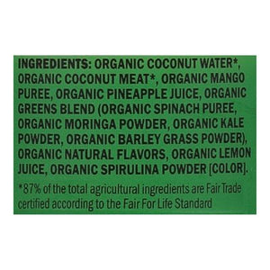 Harmless Harvest Radiant Greens Coconut Smoothie 6/10 Oz [UNFI #86190]