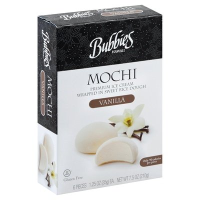 Bubbies Mochi Icrm Vanll 8/7.5 OZ [UNFI #08367]